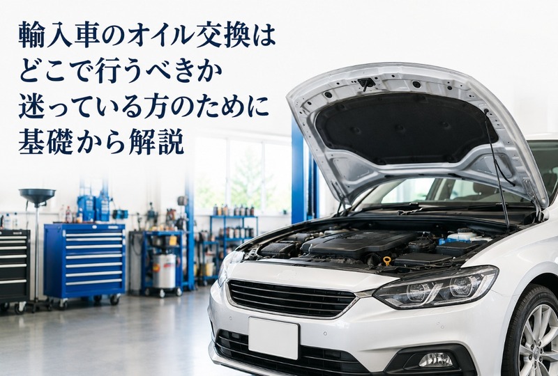 画像741：輸入車のオイル交換はどこで行うべきか迷っている方のために基礎から解説